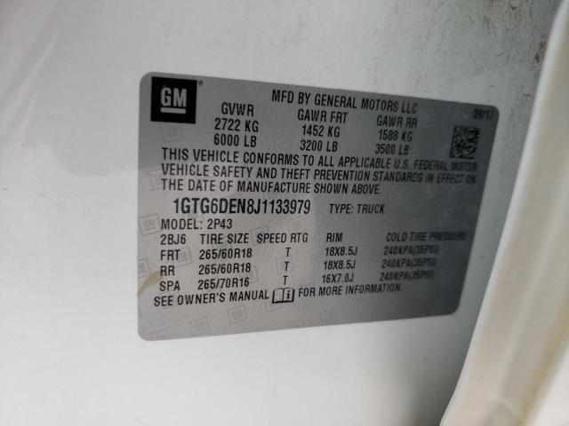 1GTG6DEN8J1133979 GMC CANYON SLT