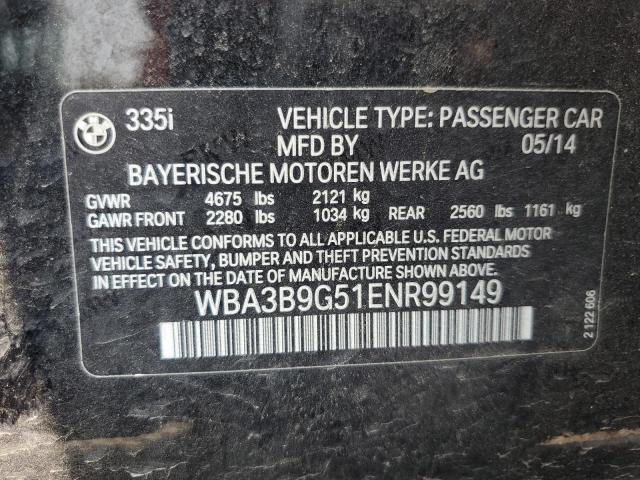WBA3B9G51ENR99149 BMW 335 XI
