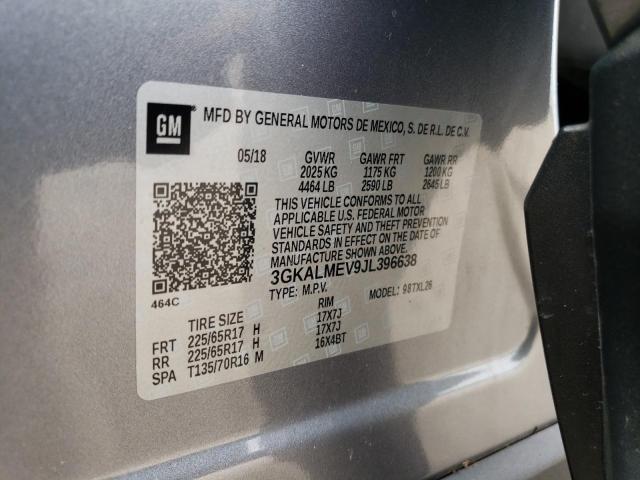 3GKALMEV9JL396638 GMC Terrain Sle