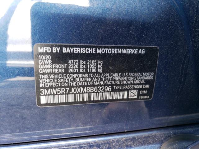 3MW5R7J0XM8B63296 BMW 330XI