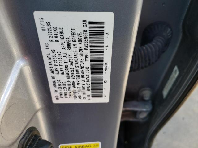 19UUB2F34FA017042 Acura TLX