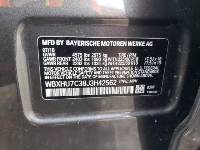 WBXHU7C38J3H42562 BMW X1 Sdrive28i