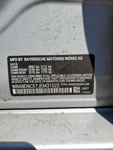 WBA8D9C57JEM31522 BMW 330 XI