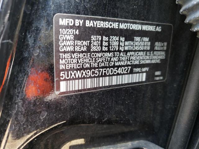 5UXWX9C57F0D54027 BMW X3 Xdrive28i