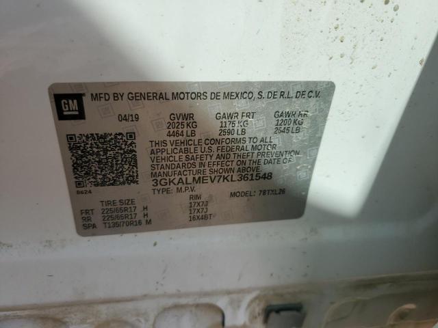 3GKALMEV7KL361548 GMC Terrain Sle