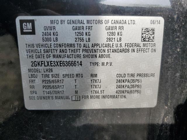 2GKFLXE3XE6366614 GMC Terrain Slt
