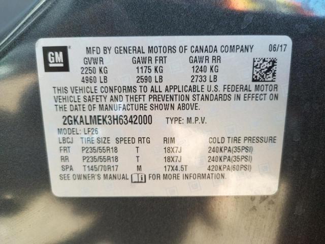 2GKALMEK3H6342000 GMC Terrain Sle