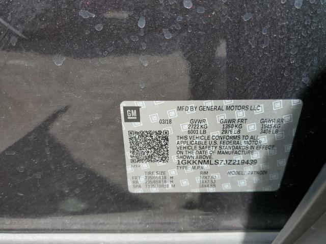 1GKKNMLS7JZ219439 GMC Acadia Slt-1