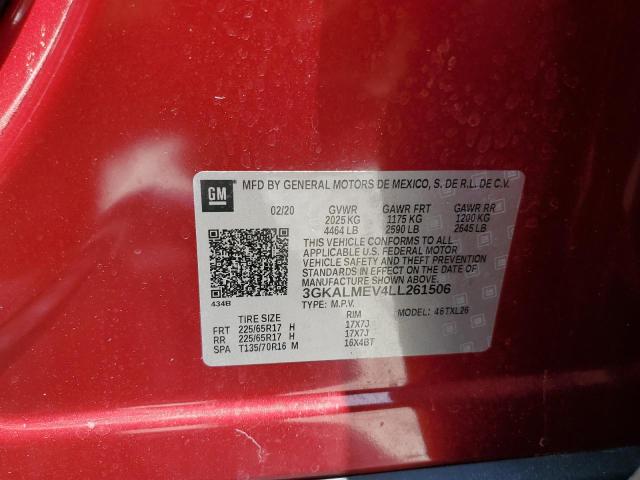 3GKALMEV4LL261506 GMC Terrain Sle