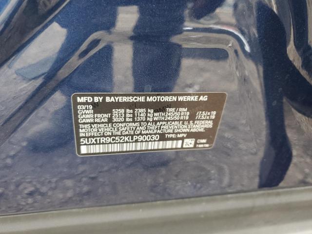 5UXTR9C52KLP90030 BMW X3 Xdrive30i