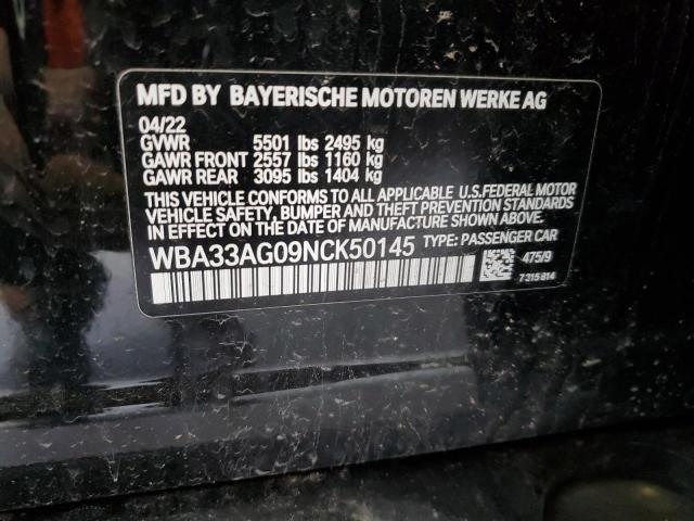 WBA33AG09NCK50145 BMW 530XE