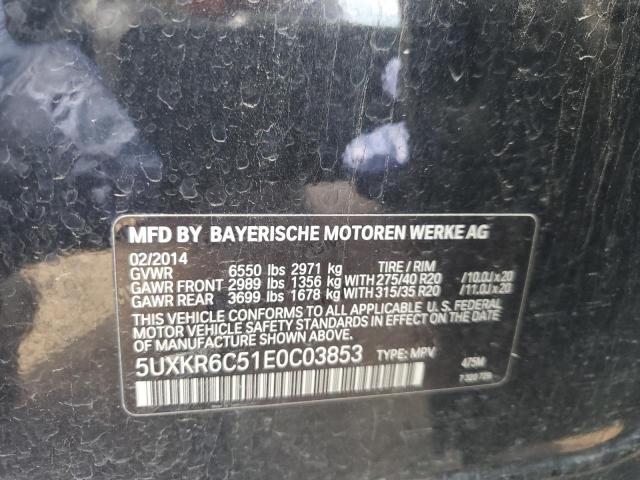5UXKR6C51E0C03853 BMW X5 Xdrive50i