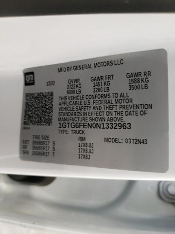 1GTG6FEN0N1332963 GMC Canyon At4