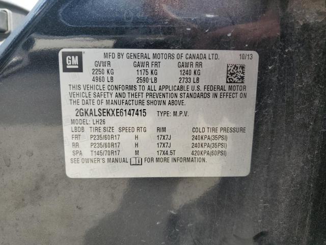 2GKALSEKXE6147415 GMC Terrain Slt