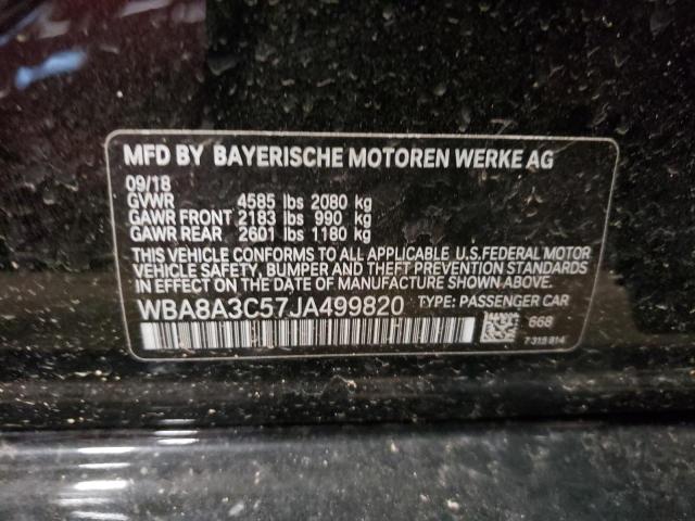 WBA8A3C57JA499820 BMW 320 XI