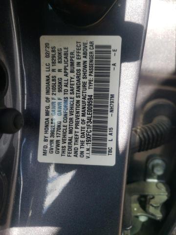 19XFC1F34LE009594 Honda CIVIC EX