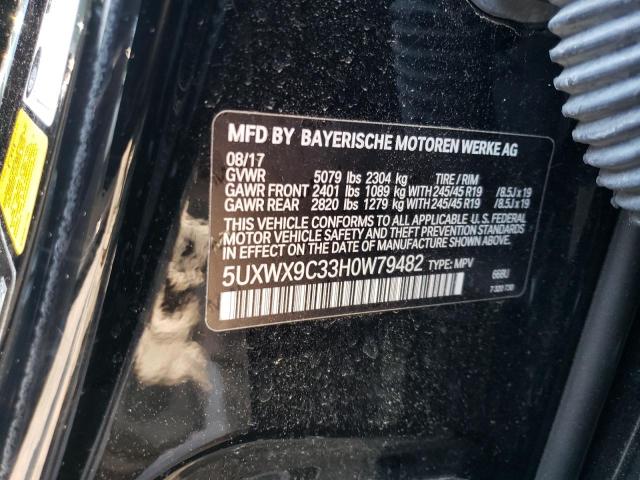 5UXWX9C33H0W79482 BMW X3 Xdrive28i