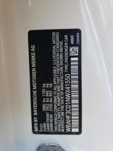 WBAHF3C01NWX41550 BMW Z4 Sdrive30i