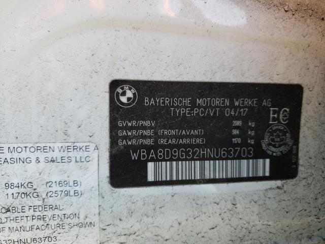 WBA8D9G32HNU63703 BMW 330 XI