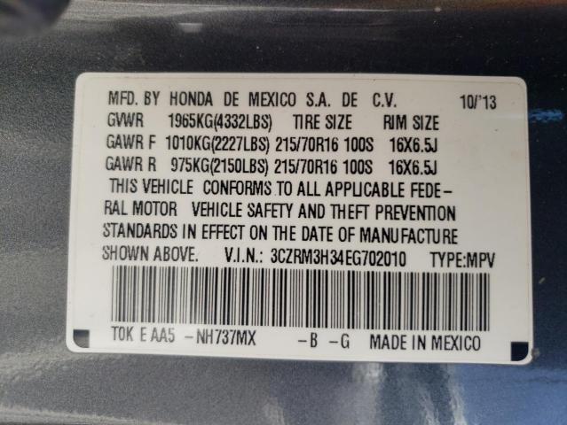 3CZRM3H34EG702010 Honda CR-V LX