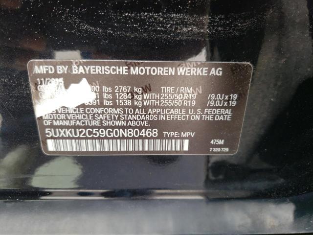 5UXKU2C59G0N80468 BMW X6 Xdrive35i