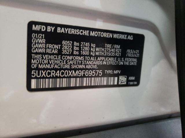 5UXCR4C0XM9F69575 BMW X5 Sdrive 40i
