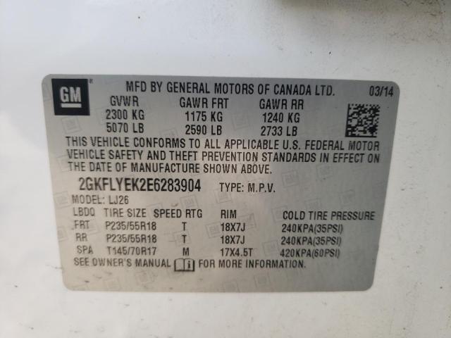 2GKFLYEK2E6283904 GMC Terrain Slt