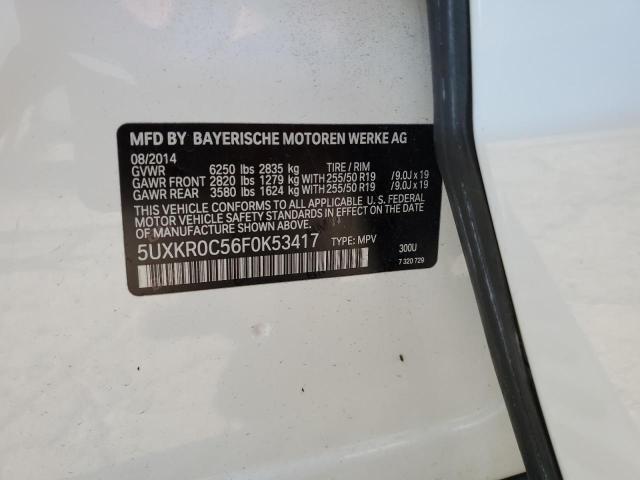 5UXKR0C56F0K53417 BMW X5 Xdrive35i