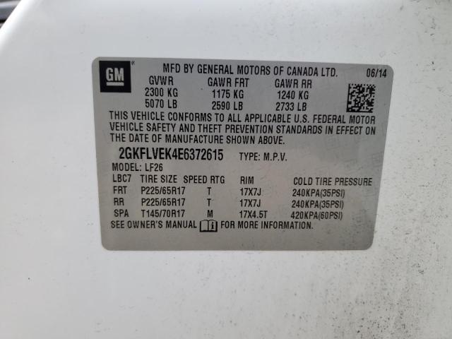 2GKFLVEK4E6372615 GMC Terrain Sle
