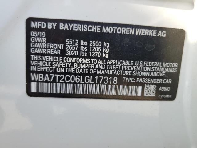 WBA7T2C06LGL17318 BMW 740 I