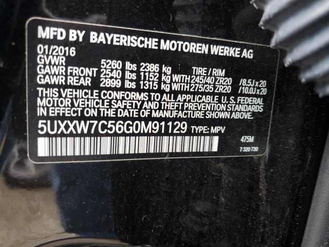 5UXXW7C56G0M91129 BMW X4 Xdrivem40i