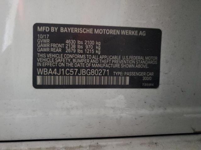 WBA4J1C57JBG80271 BMW 430i Gran Coupe