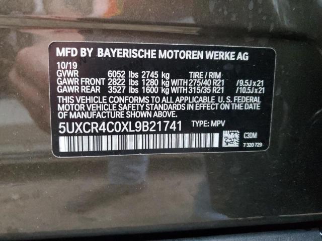 5UXCR4C0XL9B21741 BMW X5 Sdrive 40i