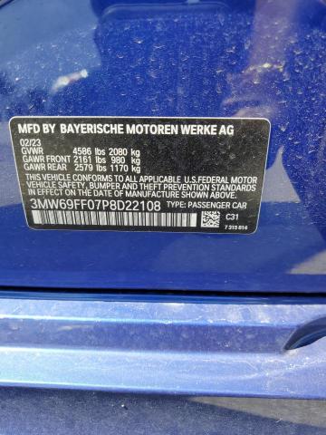 3MW69FF07P8D22108 BMW 330I