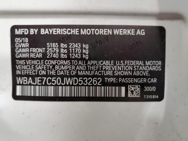 WBAJE7C50JWD53262 BMW 540 XI