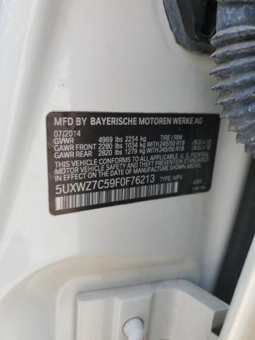 5UXWZ7C59F0F76213 BMW X3 Sdrive28i