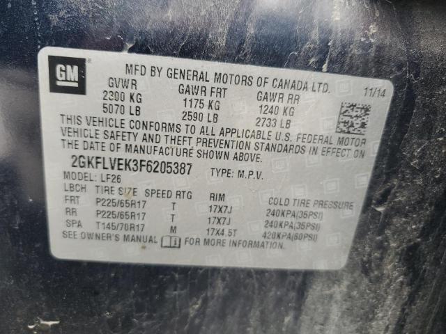 2GKFLVEK3F6205387 GMC Terrain Sle