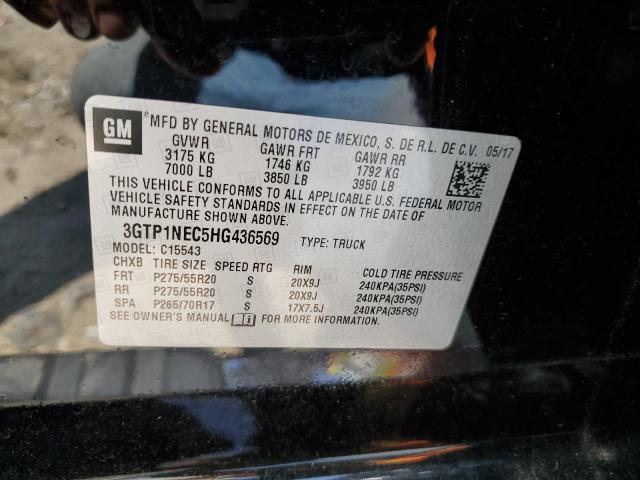 3GTP1NEC5HG436569 GMC Sierra C1500 Slt