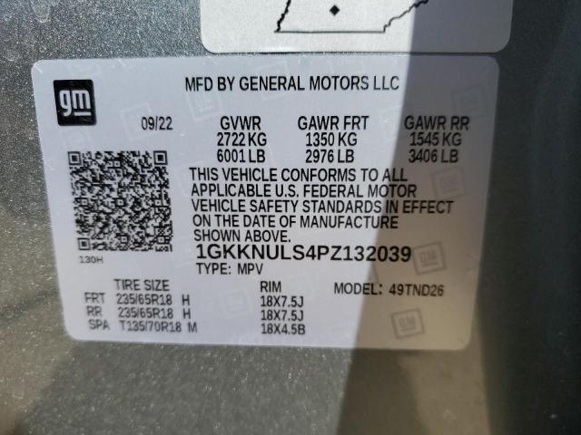 1GKKNULS4PZ132039 GMC ACADIA SLT