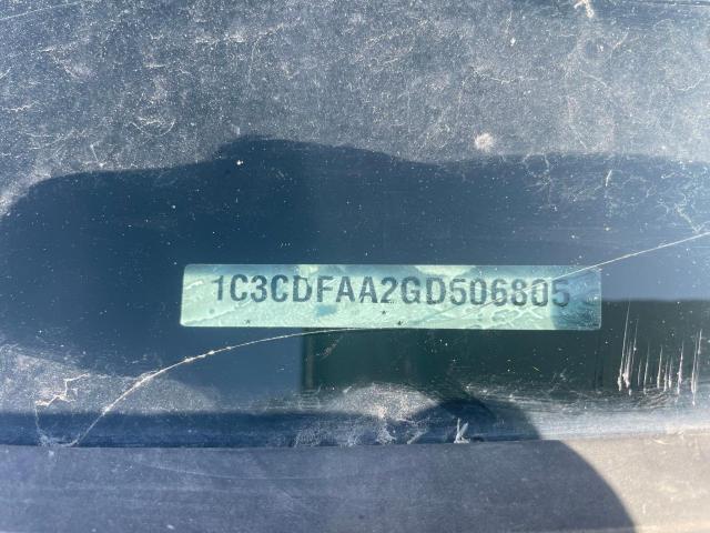 1C3CDFAA2GD506895 Dodge DART SE