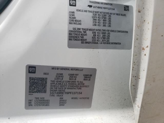 1GT49REY6PF137154 GMC Sierra K2500 Denali