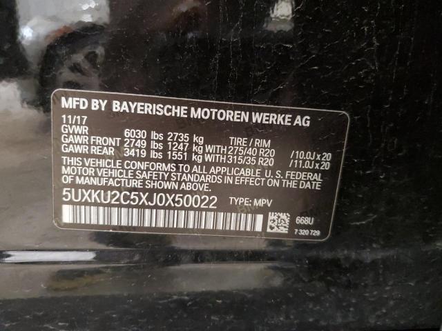 5UXKU2C5XJ0X50022 BMW X6 Xdrive35i