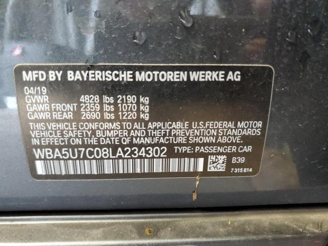 WBA5U7C08LA234302 BMW M340I