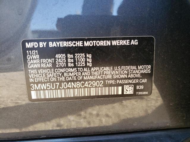 3MW5U7J04N8C42902 BMW M340I