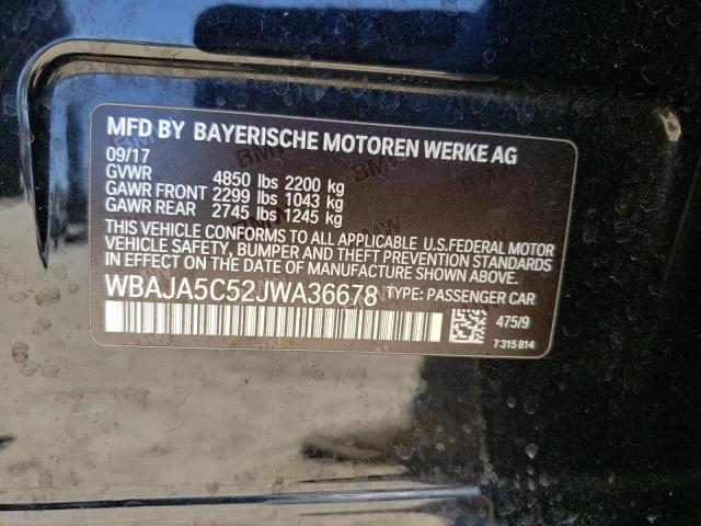 WBAJA5C52JWA36678 BMW 530 I