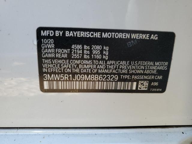 3MW5R1J09M8B62329 BMW 330I