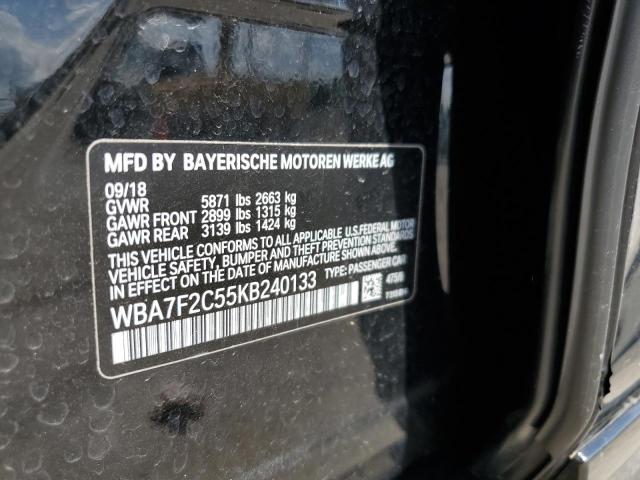 WBA7F2C55KB240133 BMW 750 Xi