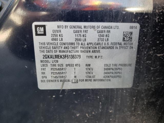 2GKALMEK3F6136379 GMC Terrain Sle