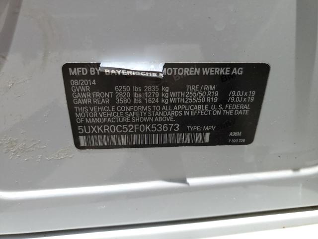 5UXKR0C52F0K53673 BMW X5 Xdrive35i