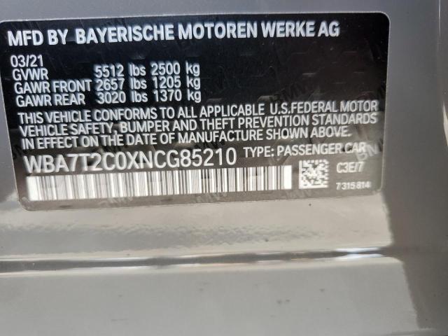 WBA7T2C0XNCG85210 BMW 740 I